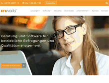Tablet Screenshot of inworks.de